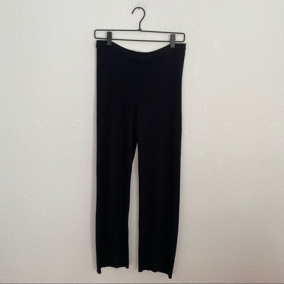 Eileen Fisher Pants - EILEEN FISHER Women’s PP Black Pull Up Trouser Silk Pant